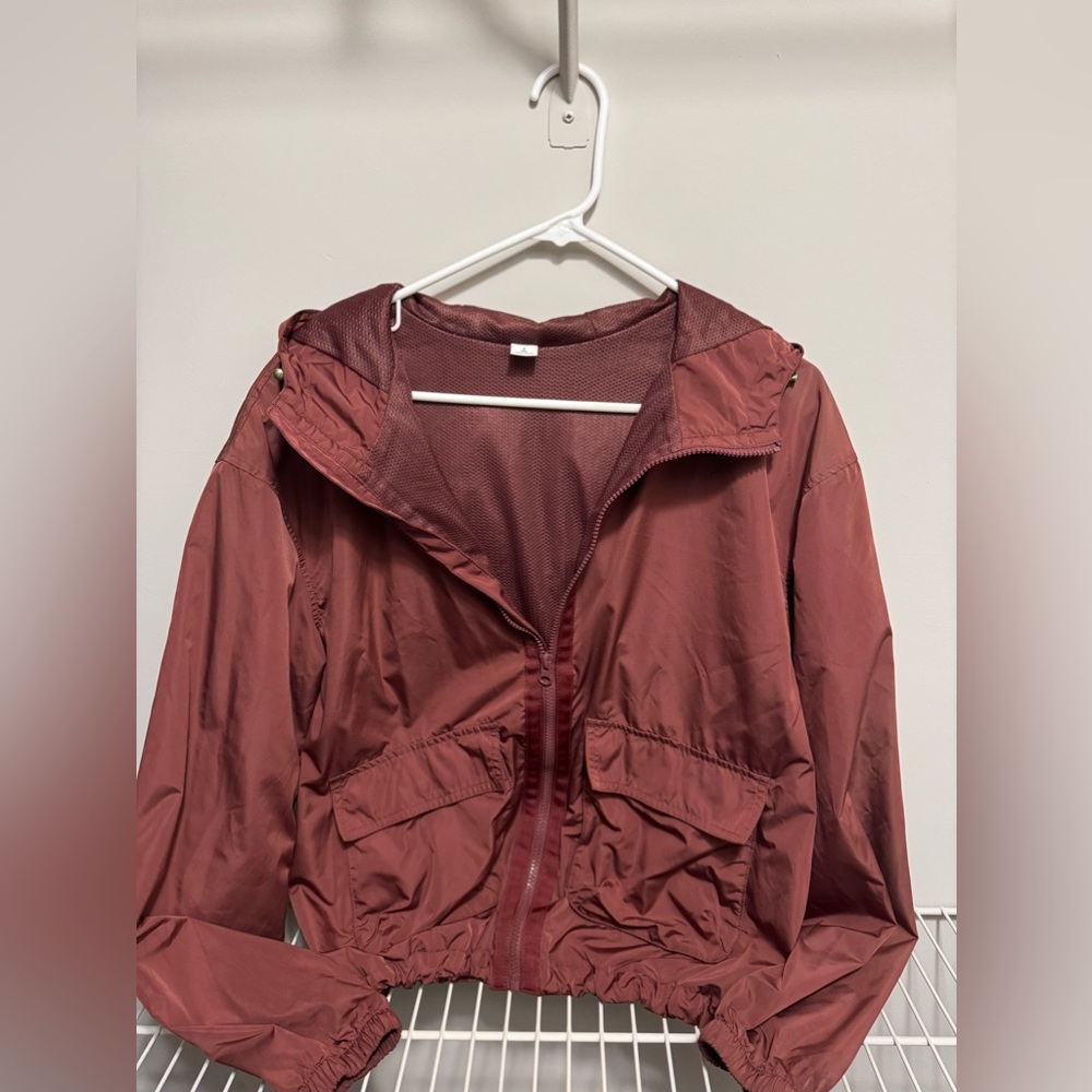 Burgundy old navy jacket